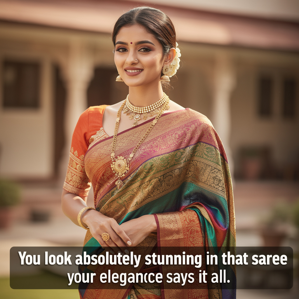 Compliments for saree