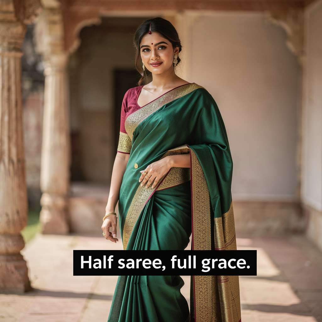 Half saree quotes