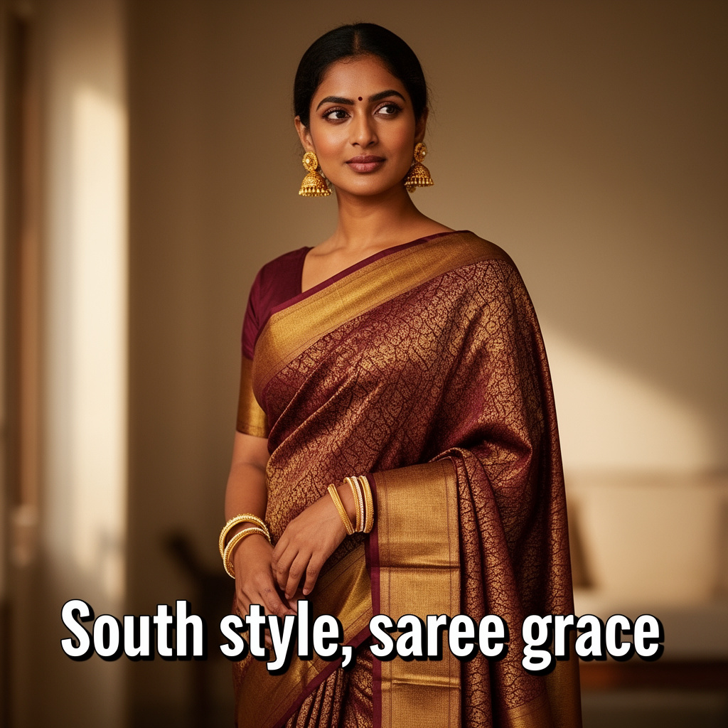 South saree caption